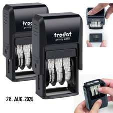 2 x Trodat Datumsstempel