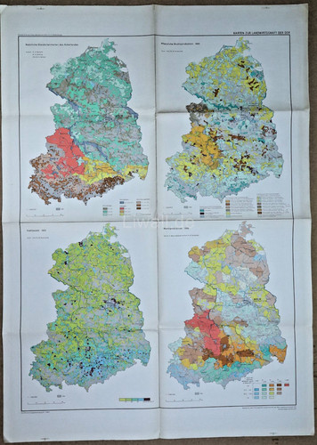 Karten zur landwirtschaft der - karten,