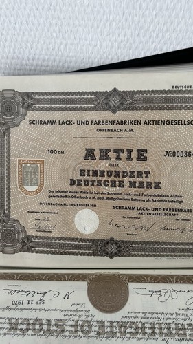 Konvolut alte aktien und - alte,
