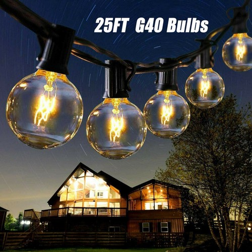 Außen lichterkette g40 - g40, 25x