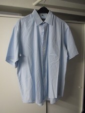 Herren Hemd Henry Morell Gr 44 hellblau Brustweite ca 66cm Länge ca 77cm