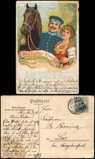 Ansichtskarte pferd - ansichtskarte,