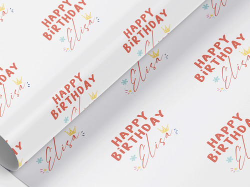 Geschenkpapier personalisiert