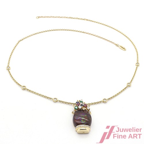 Collier kette 750 gelbgold - ,