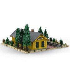 1:40 Scale Union Pacific Shelton Depot 3985 teile Bauklotz-Spielset MOC-92977