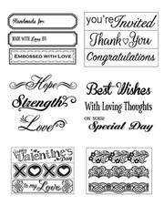 Prägeschablone C6 Bordüren