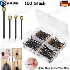 120 x Stahl Bildernägel