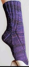 Damensocken 38-40 Handgestrickt (Sockenwolle von Rowan mit Seide und Mohair) 