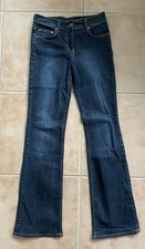 Orwell Jeans Hose Dunkelblau Flared Gr. 34 XS