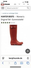 Hunter Original Tall Gummistiefel Für Damen In Militärrot