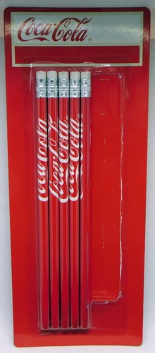 5er set coca - set, bleistifte