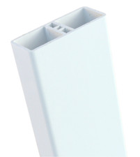 Zaunlatten B (60x25mm) Weiss -