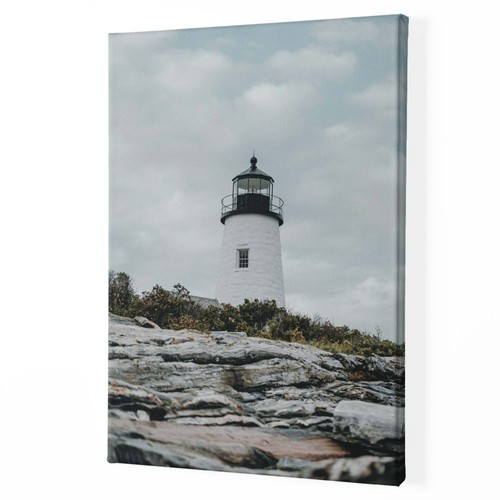 Weißer leuchtturm leinwand - weißer,