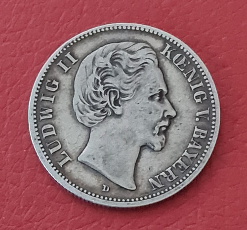 Mark 1876 ludwig könig - 2,