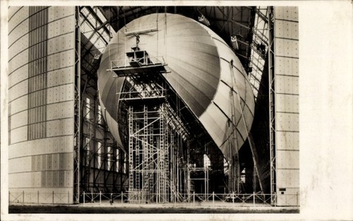 Zeppelin luftschiff 129 - ak,