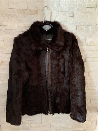 Mantel jacke aus echtem leder - aus,