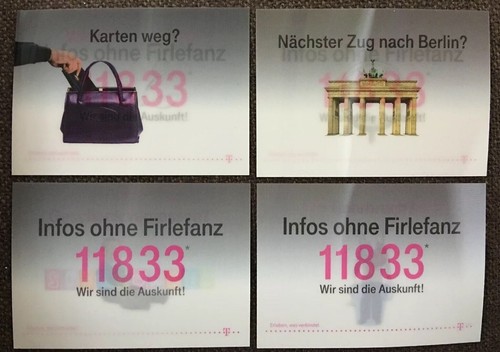 Postkarten telekom 4er - 3d,