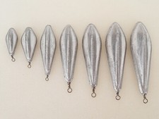 2er/3er Packung 20gr-200gr Strömungsblei, Öse oder Wirbel, Grundblei, Flussblei