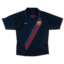 Nike FC Barcelona 2002 2004 Away Shirt Auswärtstrikot Size Small