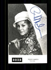 Peggy March Autogrammkarte