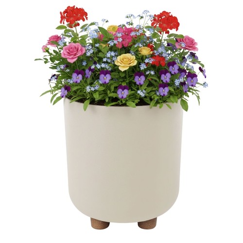 Terra blumentopf auf füßen - auf,