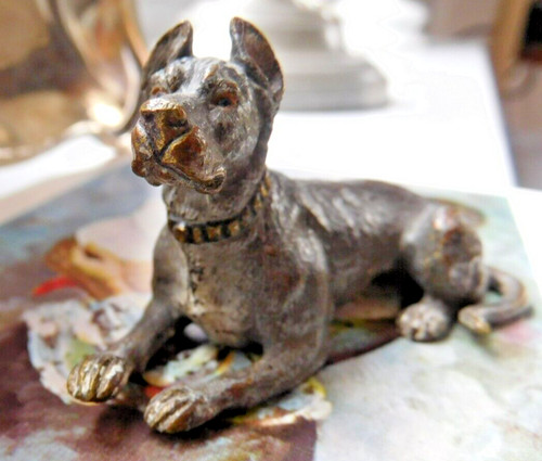 Wiener bronze hund gemarkt - wiener,