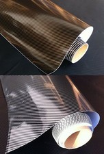 9,8€/m²  Premium 2D CARBON FOLIE Glanz laminiert blasenfrei selbstklebend Auto