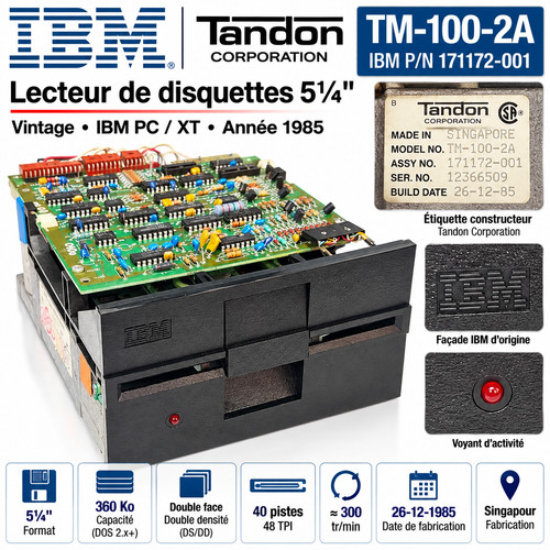 Ibm tandon 100 - tandon, tm-100-2a