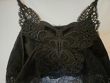 Top, Trägeroberteil, Spitze, Schmetterling, Butterfly, wie neu