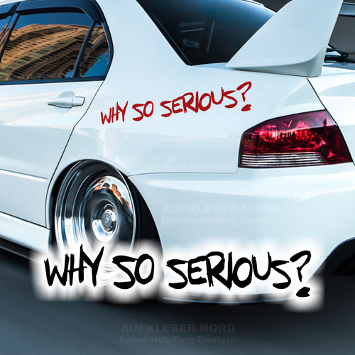 Why serious joker spruch - so,