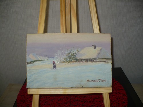 Winterszene kleine alte