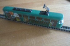 Modell Strassenbahn Tatra unmotorisiert , rollfähig auf Spur N Gleis