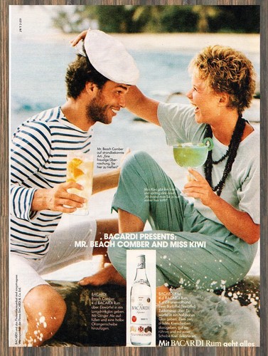 Bacardi reklame werbeanzeige - bacardi,