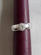 Silberring Solitär Zirkonia