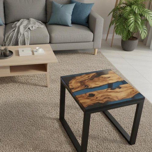 Handgemacht quadratisch blau - handgemacht,