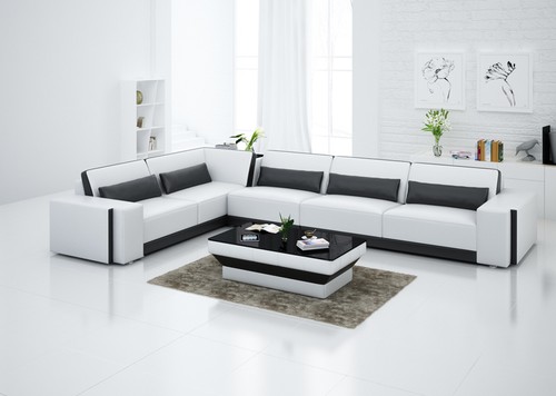 Ledersofa couch wohnlandschaft - ledersofa,