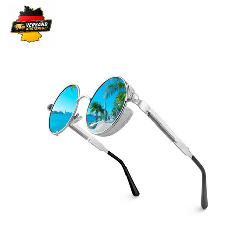 Retro runde sonnenbrille - retro,