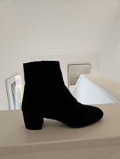 Konstantin Starke Stiefeletten Gr. 40 schwarz Velourleder