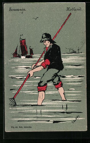 Künstler niederländischer - künstler-ak,