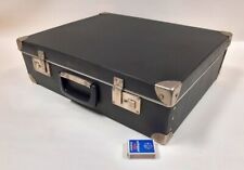 R1-01)  DDR Koffer für Messgerät Pappe Schwarz 48x38x14cm Koffer Aktenkoffer