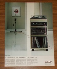 Seltene Werbung vintage WEGA