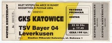 Ticket EG GKS Kattowitz - Bayer Leverkusen 22.11.1994