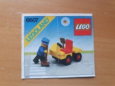 LEGO System Bauanleitung 6607 Instructions vintage idea book manual 80s 80er