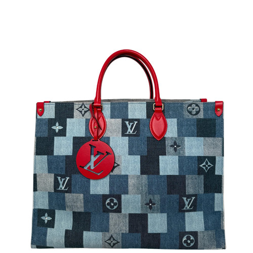 Louis vuitton onthego denim - gm,