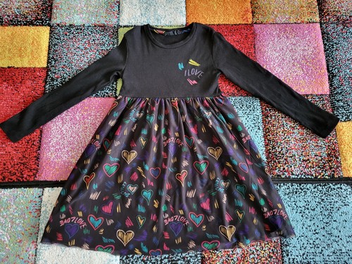 Desigual langarmes kleid - kleid, mit