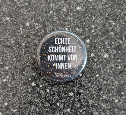 Pin anstecker echte schönheit - pin,