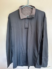 Lufthansa First Class Top Shirt Schlafanzug van Laack grau Gr. L Large