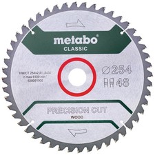 Metabo precision cut wood - classic 628061000 Kreissägeblatt 254 x 30 mm Zähn...