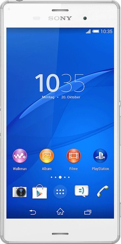 Sony xperia white - z3,