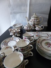 Spode Chinese Rose Kaffee Service 39 Teile 10 Personen